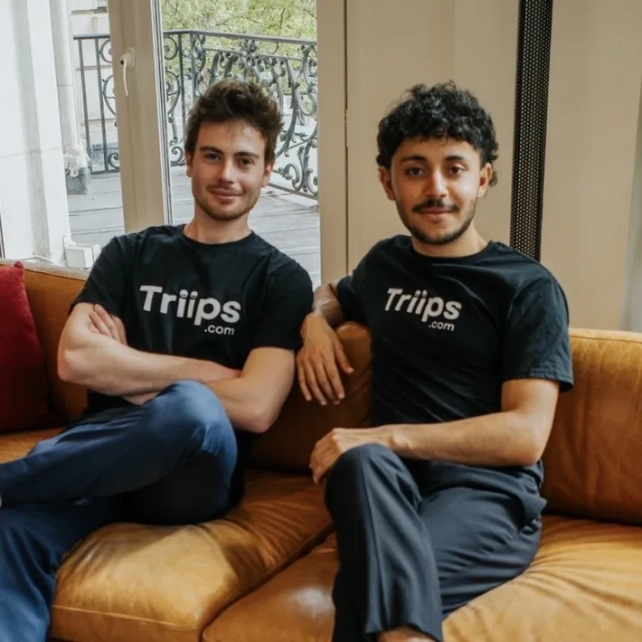 Arnaud and Omar, the Triips co-founders